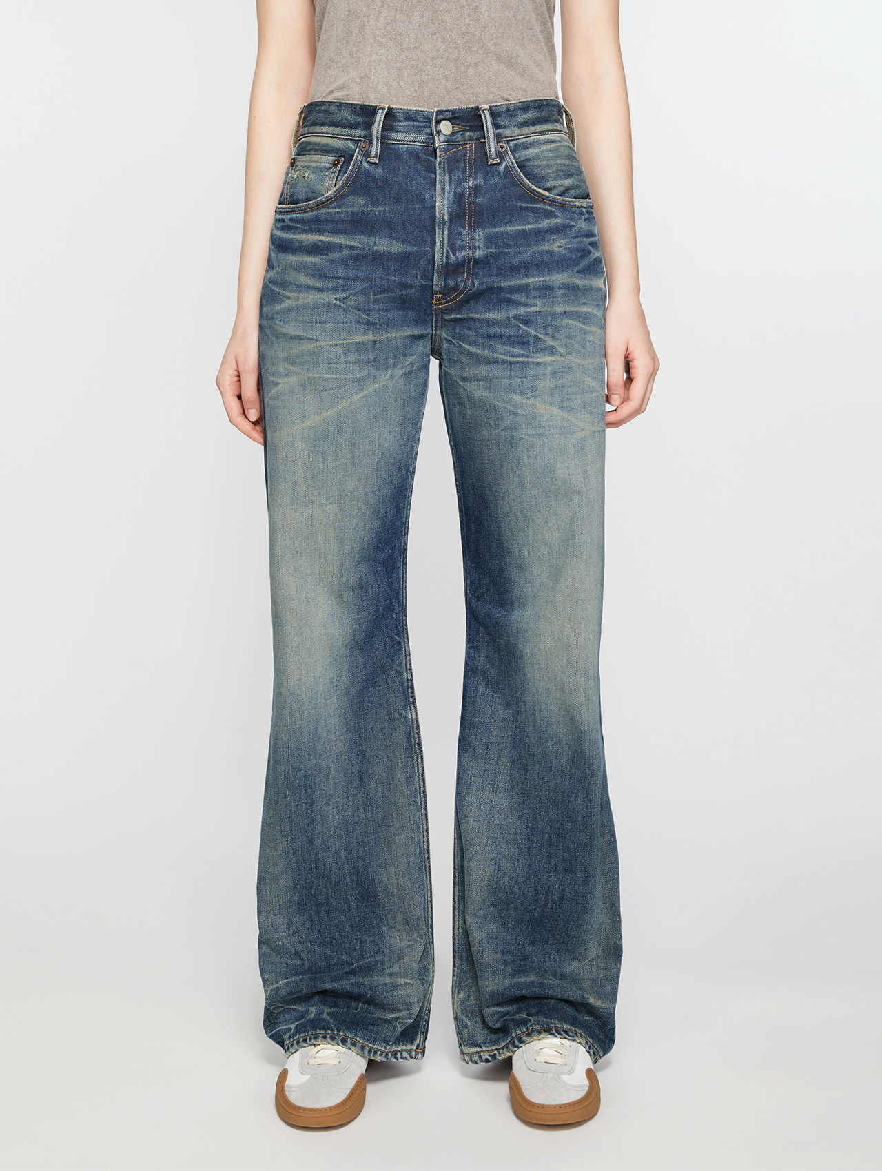 Acne Studios Mid Blue Loose Fit 2021F Jeans