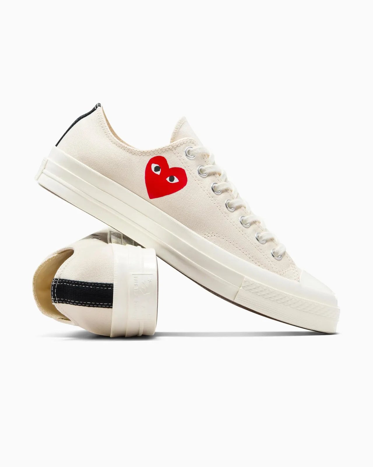 CDG PLAY x Converse Chuck 70 Low Tops