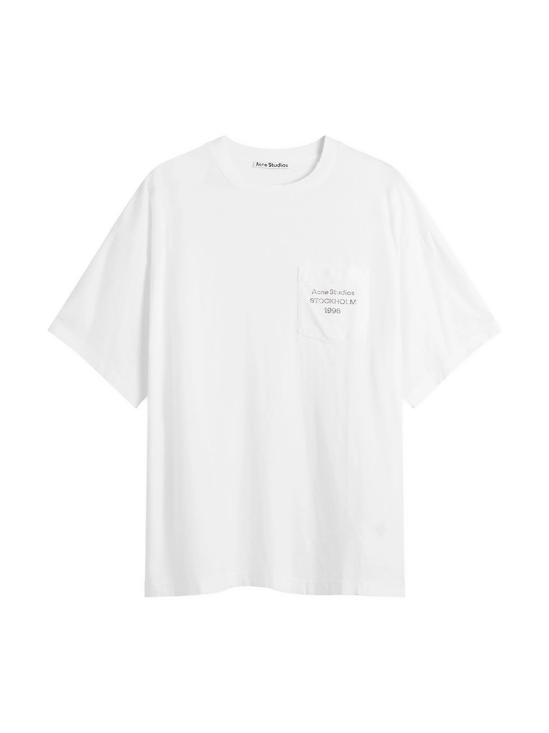 Acne Studios Optic White Logo Short-sleeve Tshirt