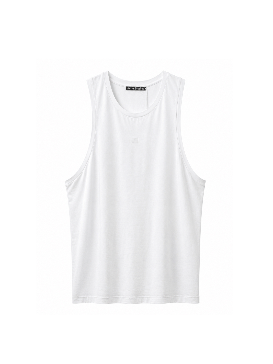 Acne Studios Optic White Jersey Tank Top