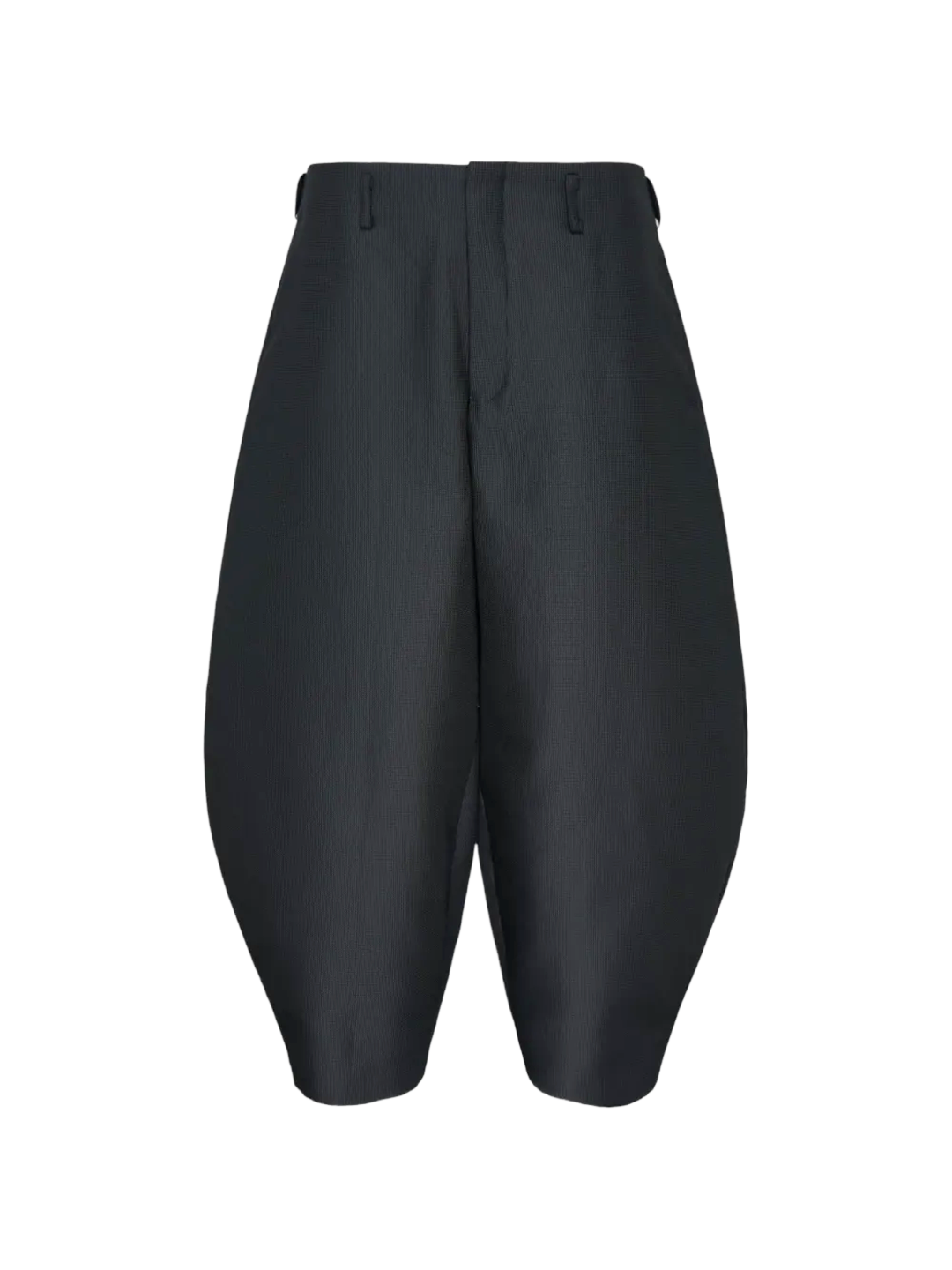 CDG Homme Plus Black Jacquard Striped Balloon Pants