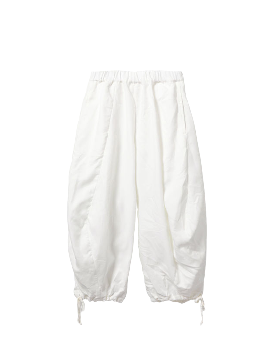 Comme Des Garçons White Balloon Pants