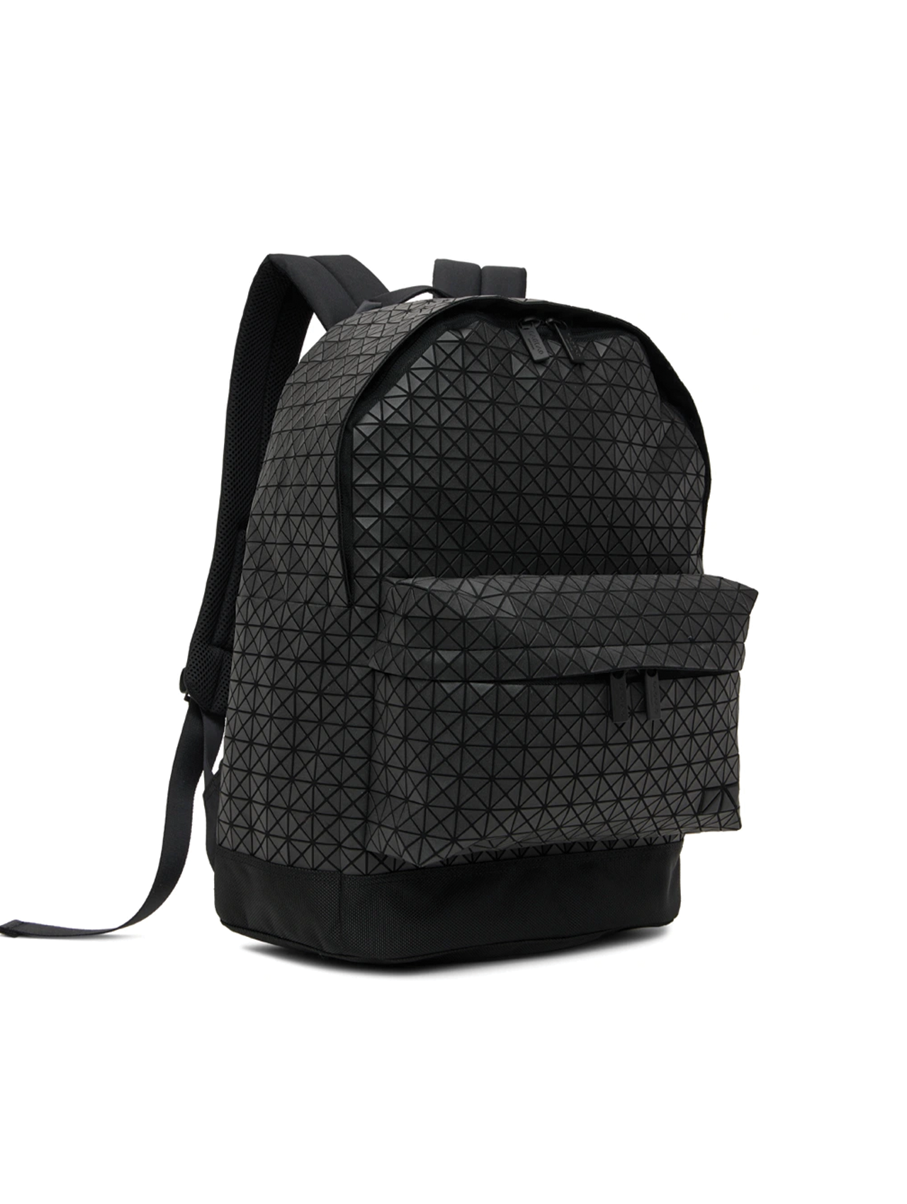 Bao Bao Issey Miyake Matte Black Cart Backpack Bao Bao Issey Miyake Matte Black Cart Backpack