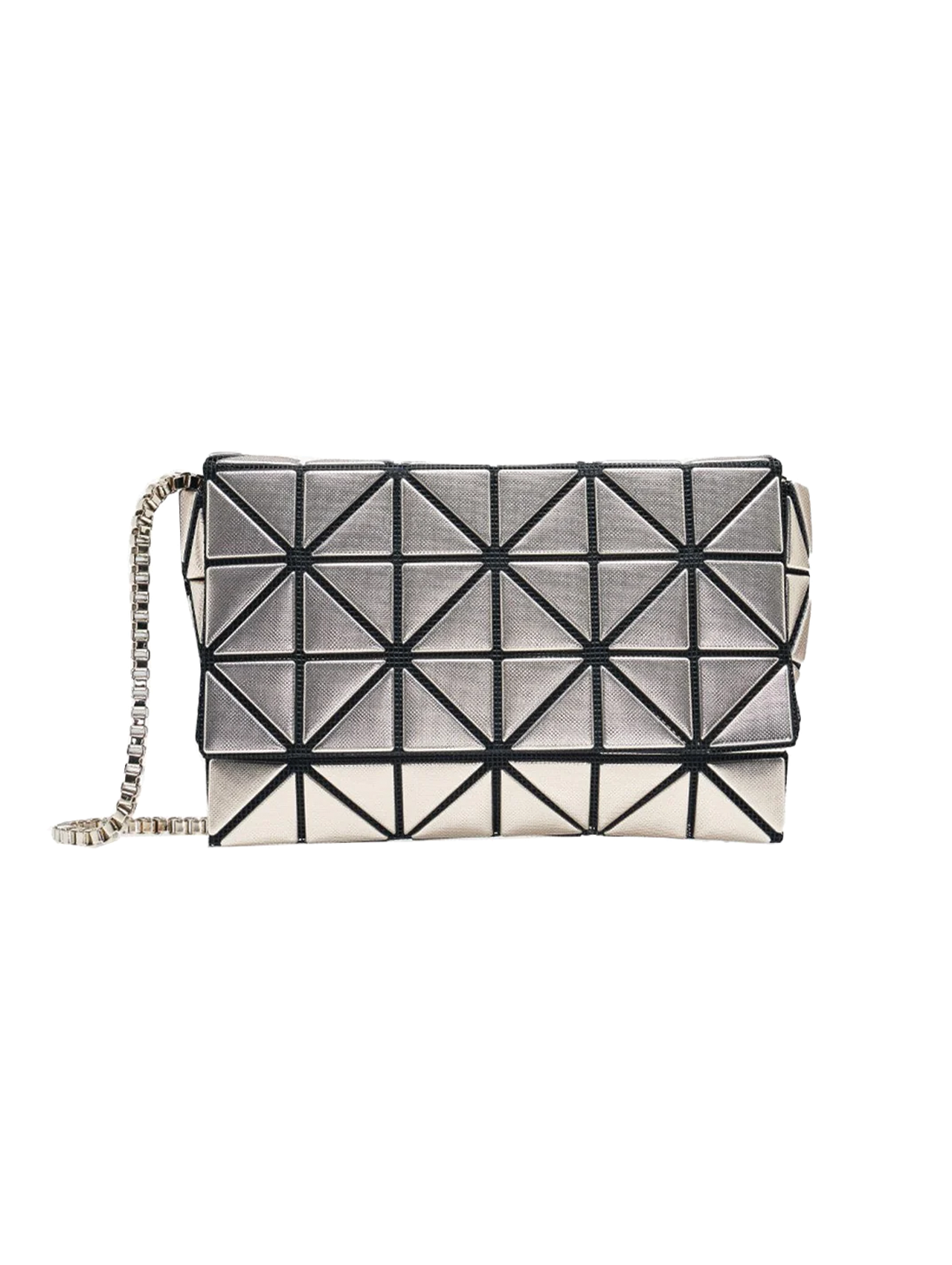 Bao Bao Issey Miyake Gunmetal Platinum Coffret Crossbody