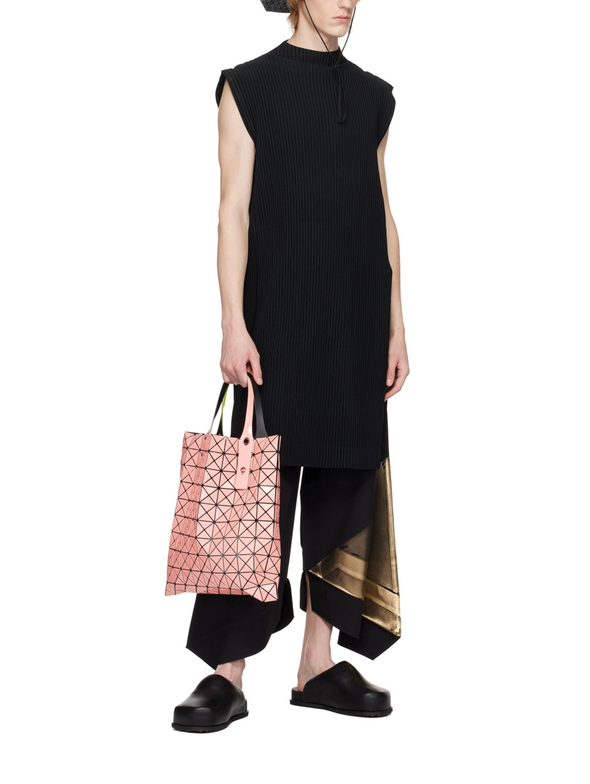 Bao Bao Issey Miyake Coral/Yellow Prism Kangaroo Tote