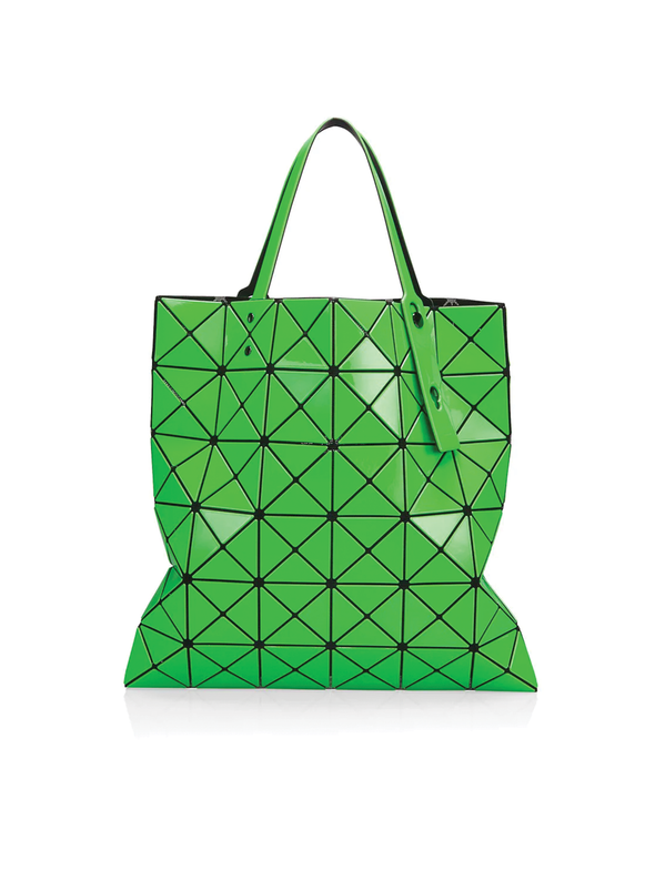 Bao Bao Issey Miyake Green Lucent Gloss Tote