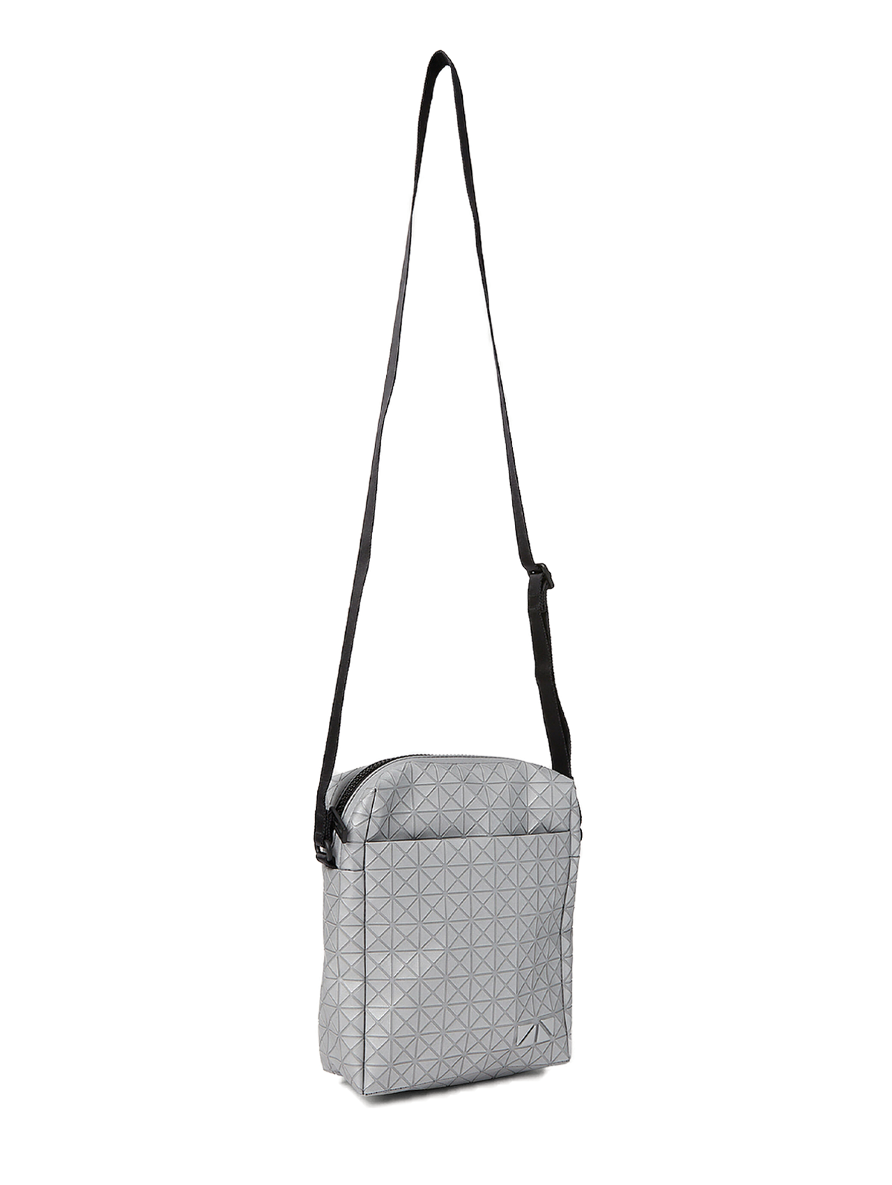 Bao Bao Issey Miyake Voyager Crossbody Bag In Silver