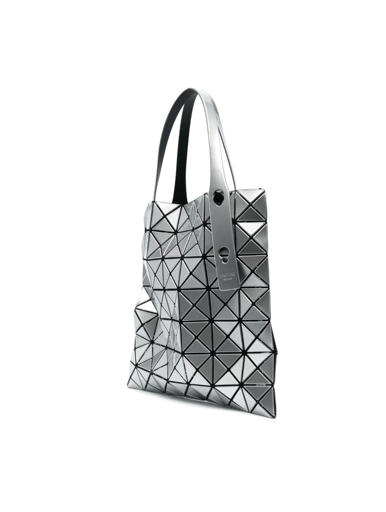 Bao Bao Bag, Issey Miyake Carton Prism Tote Bag Metallic Silver