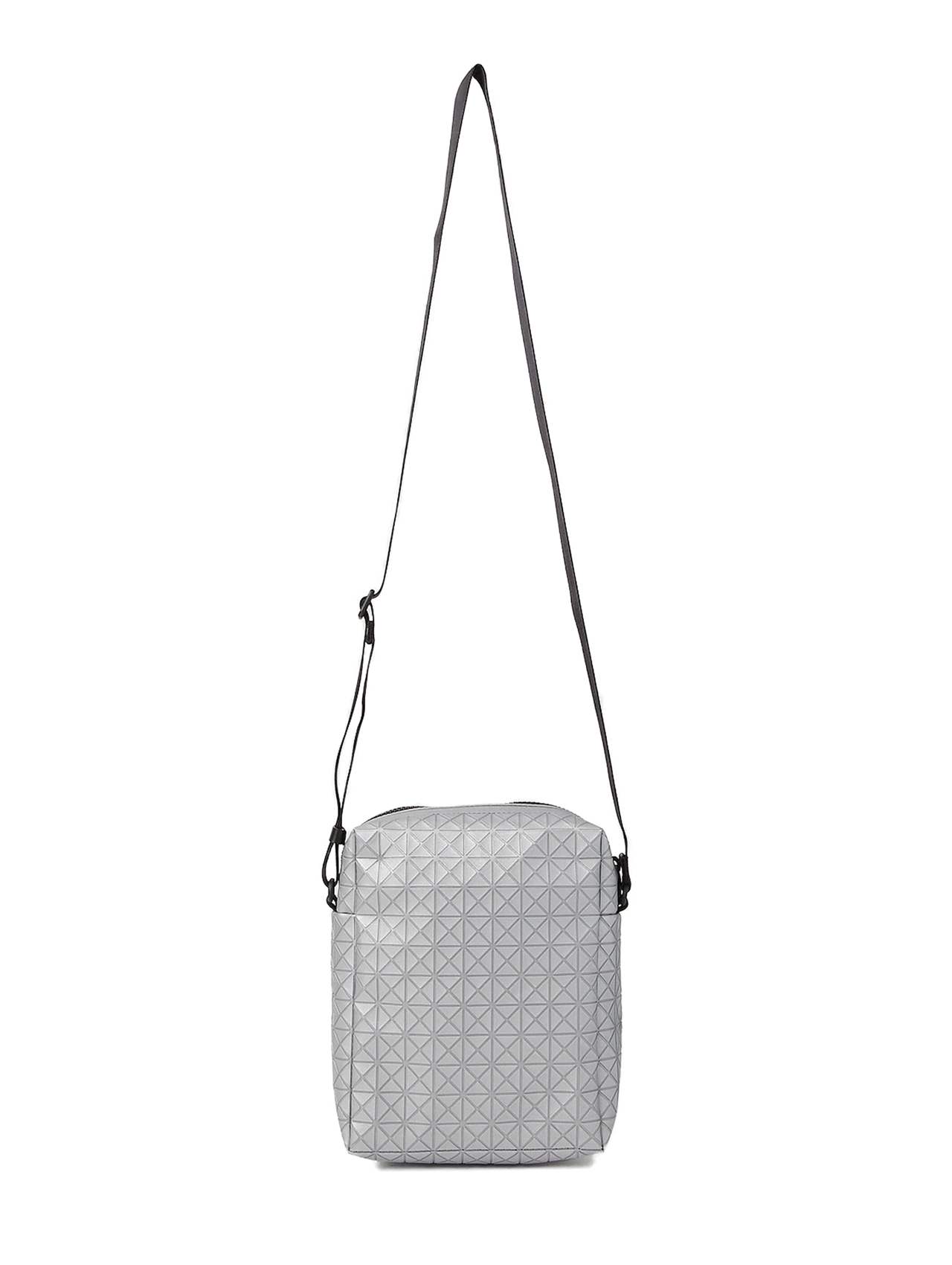 Bao Bao Issey Miyake Voyager Crossbody Bag In Silver