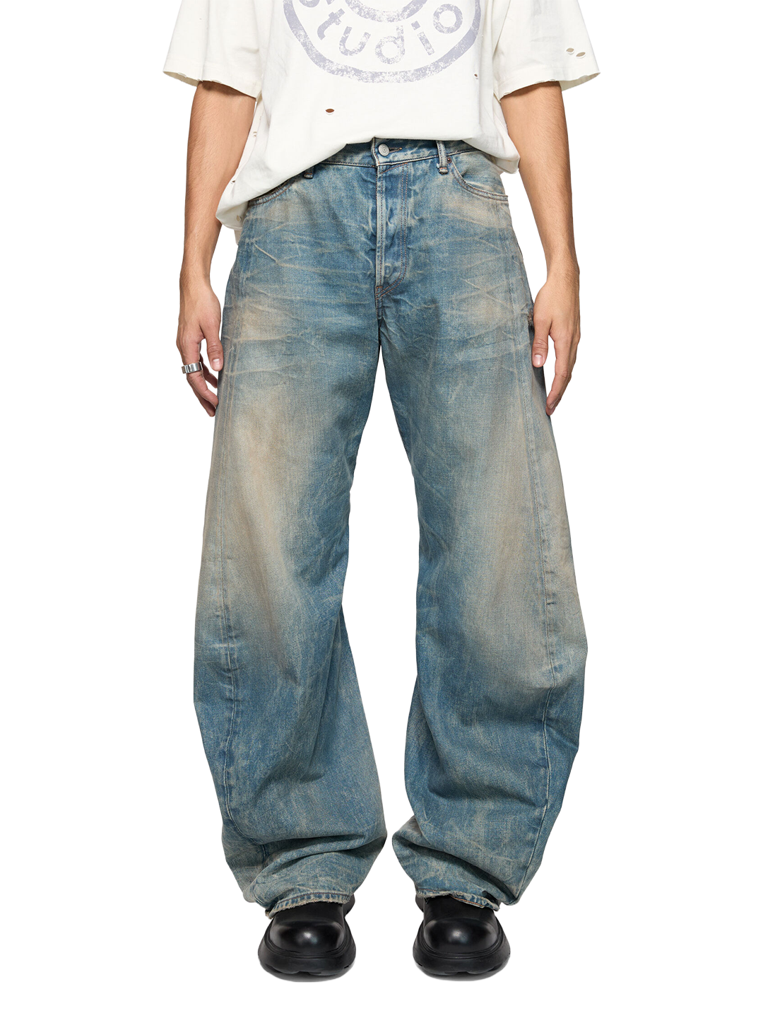 Acne Studios Mid Blue Loose Fit 2006M Jeans