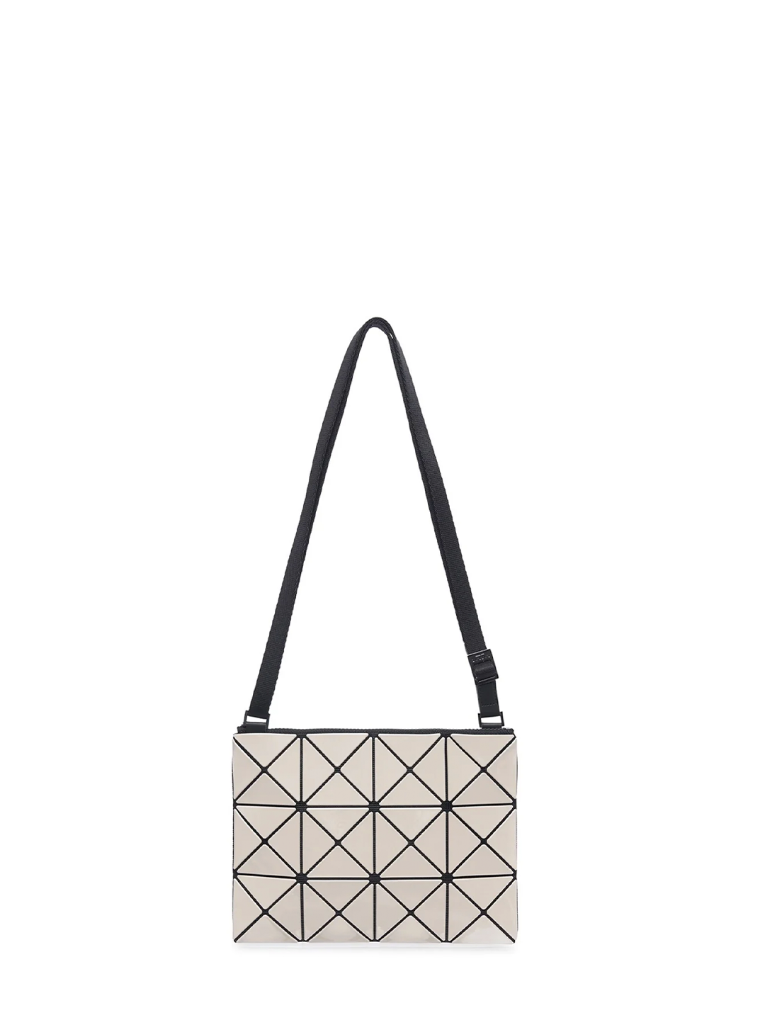 Bao Bao Issey Miyake Beige Crossbody Shoulder Bag
