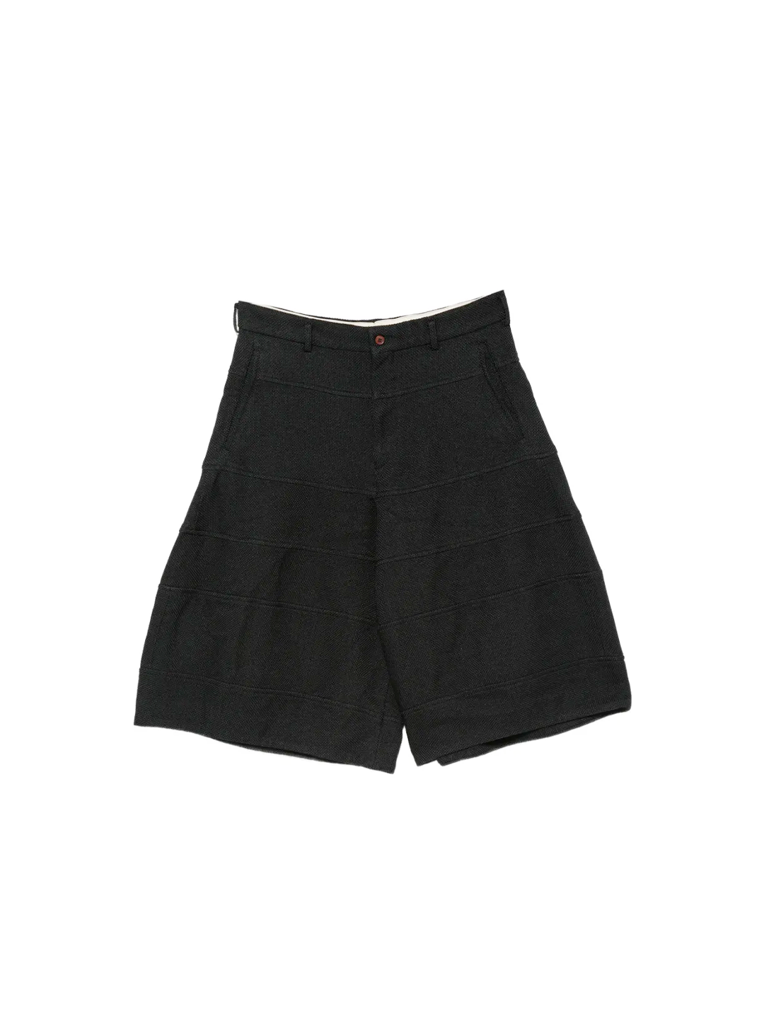 CDG Homme Plus Runway Black Wide Leg Shorts