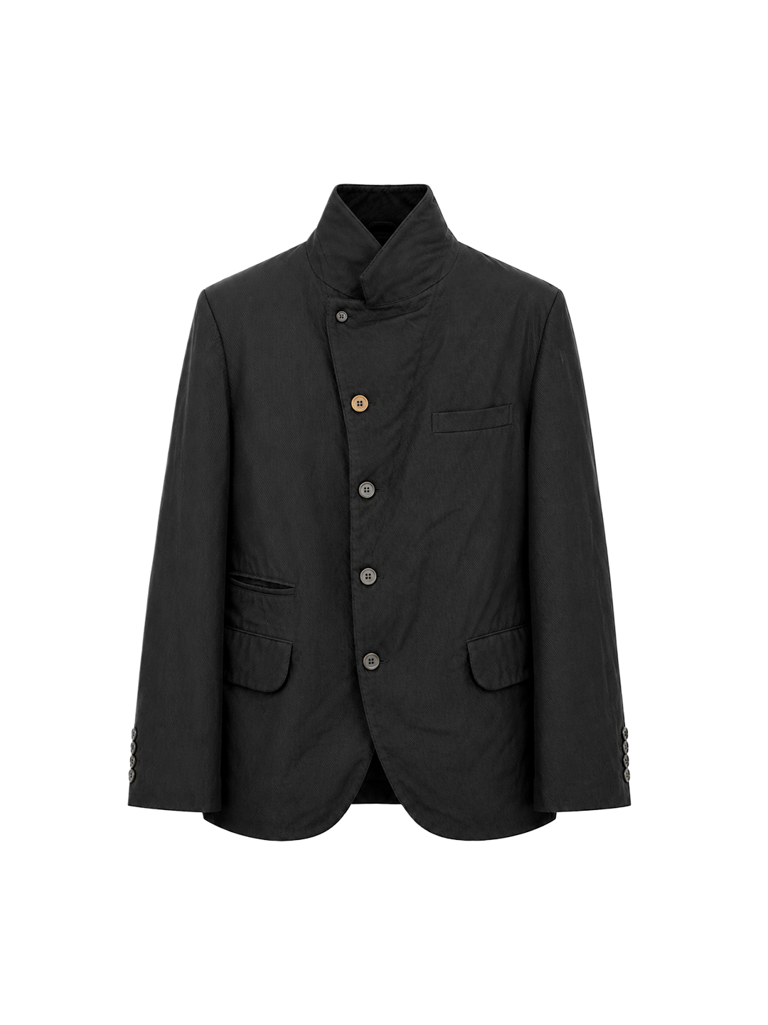 CDG Homme Deux Black Basket Weave Jacket