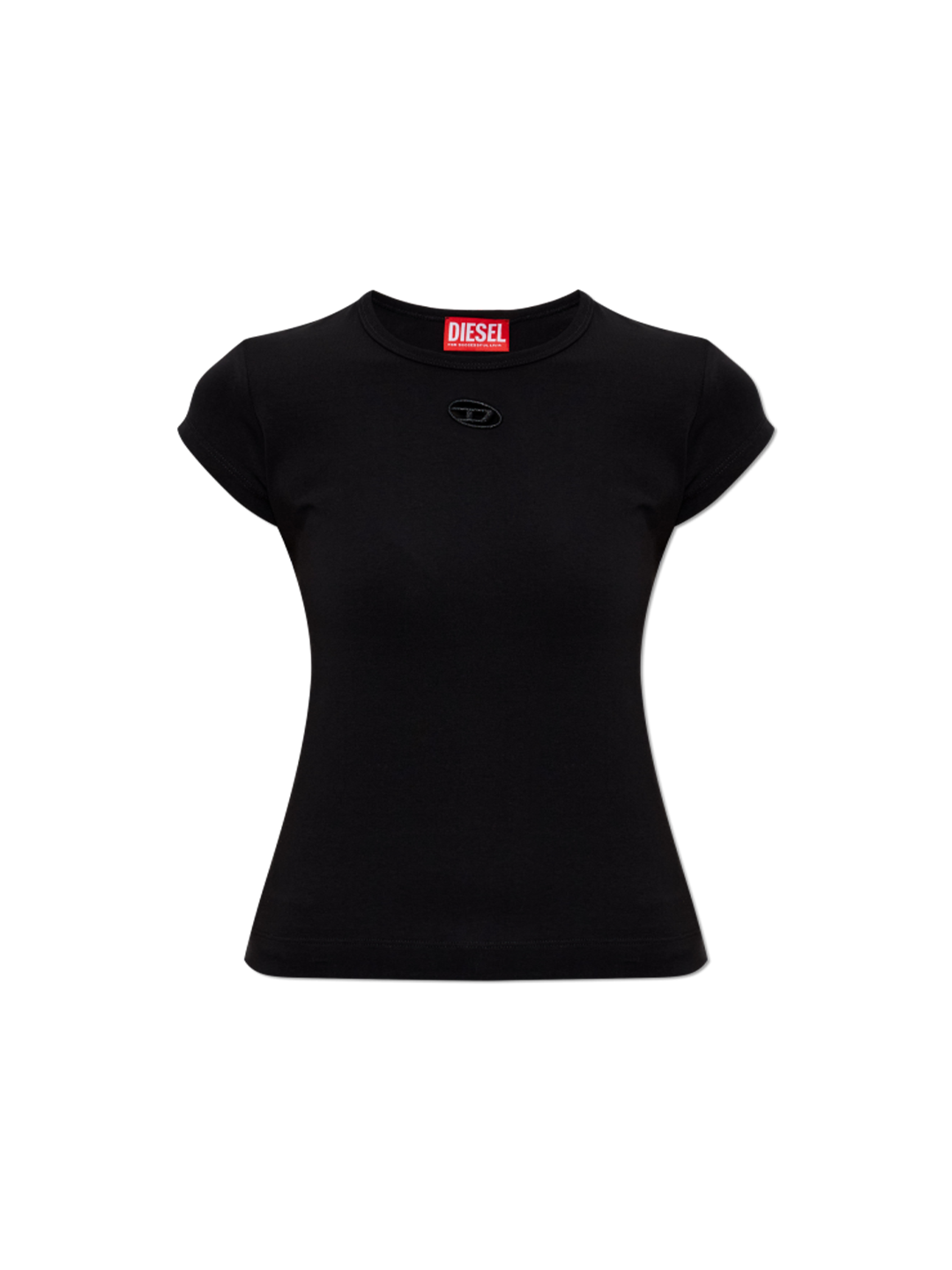 Diesel Black T-Angie Logo T-shirt