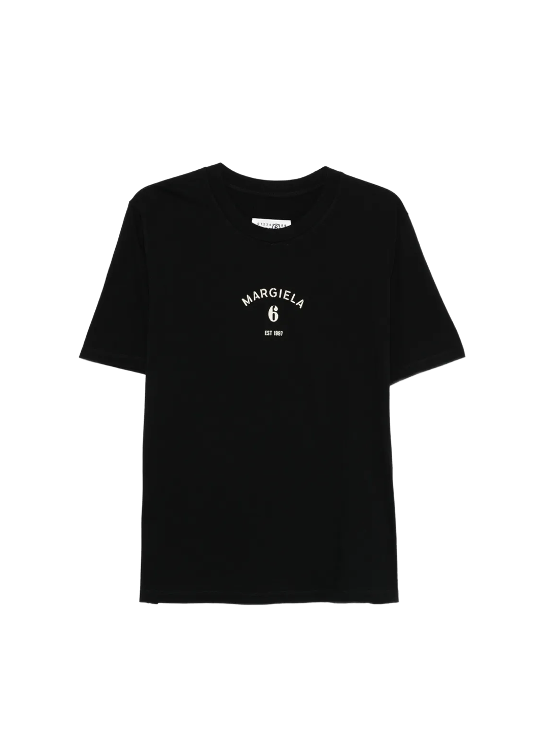 MM6 Black Margiela 6 Printed T-shirt