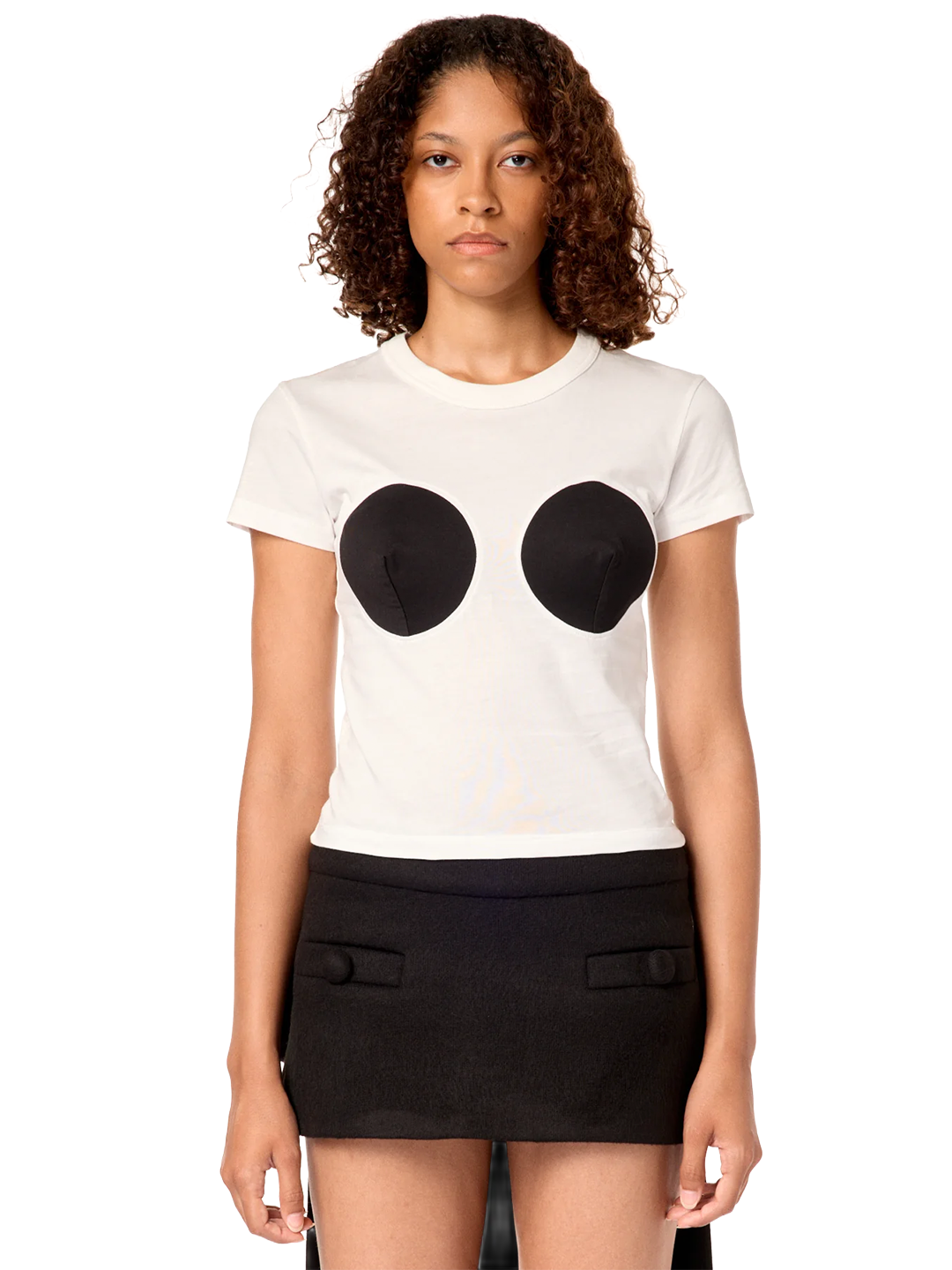 Vaquera White Bullet Bra Baby Tshirt