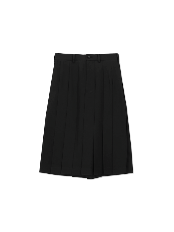CDG CDG Black Pleated Skirt Front Pants