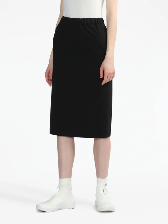 CDG CDG Black Wool Blend Skirt