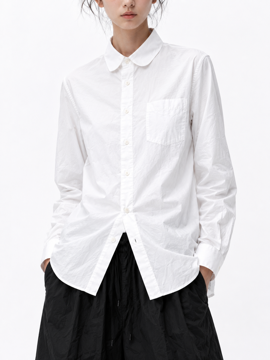 CDG CDG White Midi Shirt