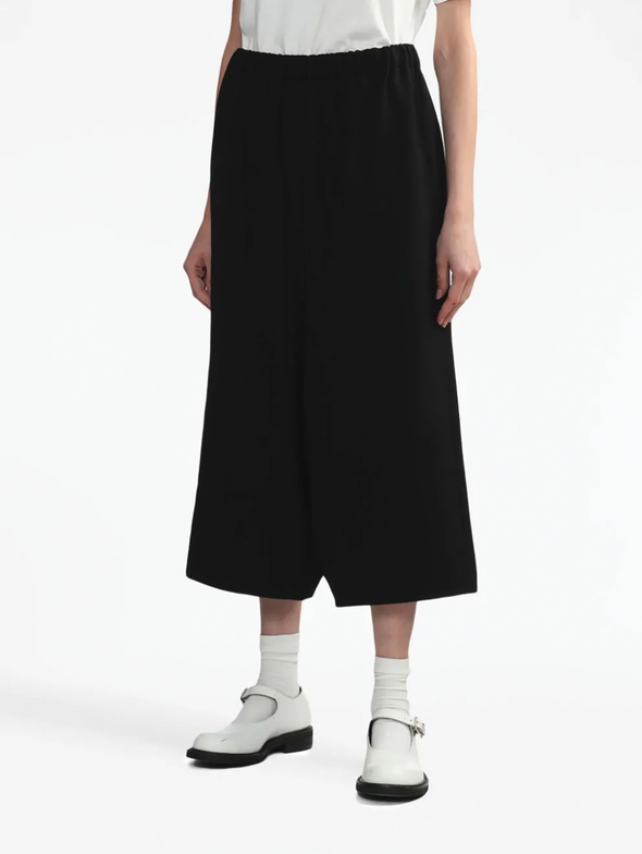 CDG CDG Black Cropped Wide Leg Pants