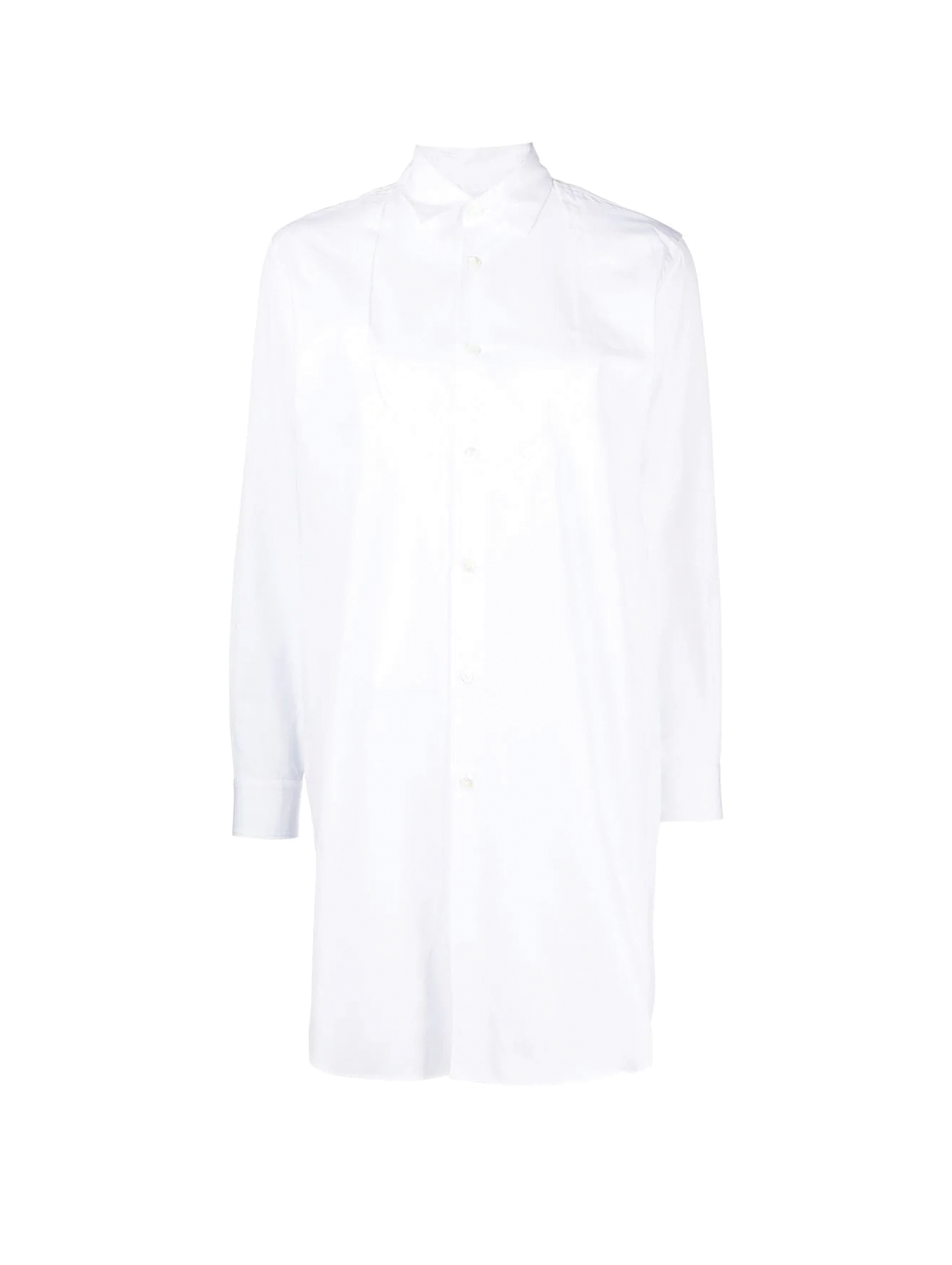 CDG CDG White Long Cotton Blouse
