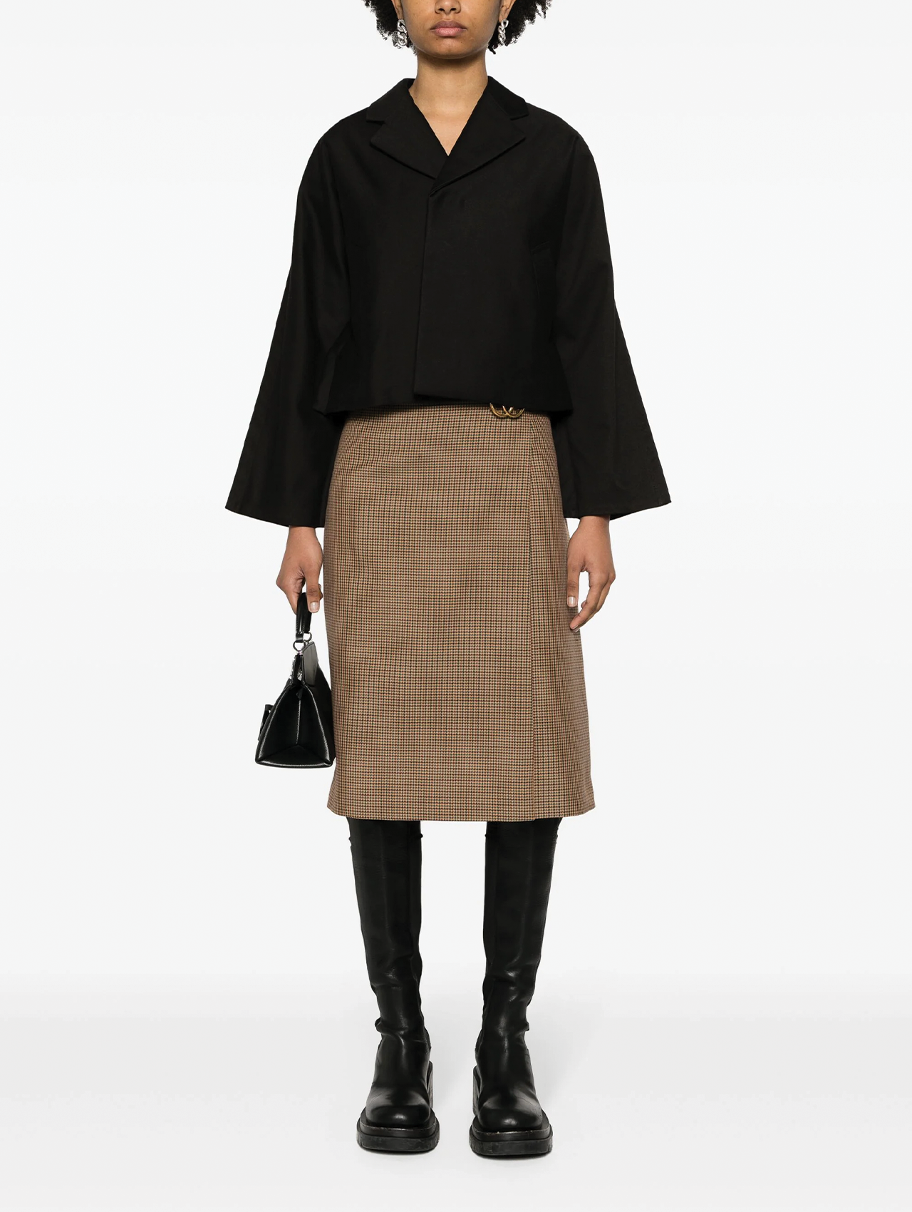 Comme Des Garçons Black Cropped Jacket