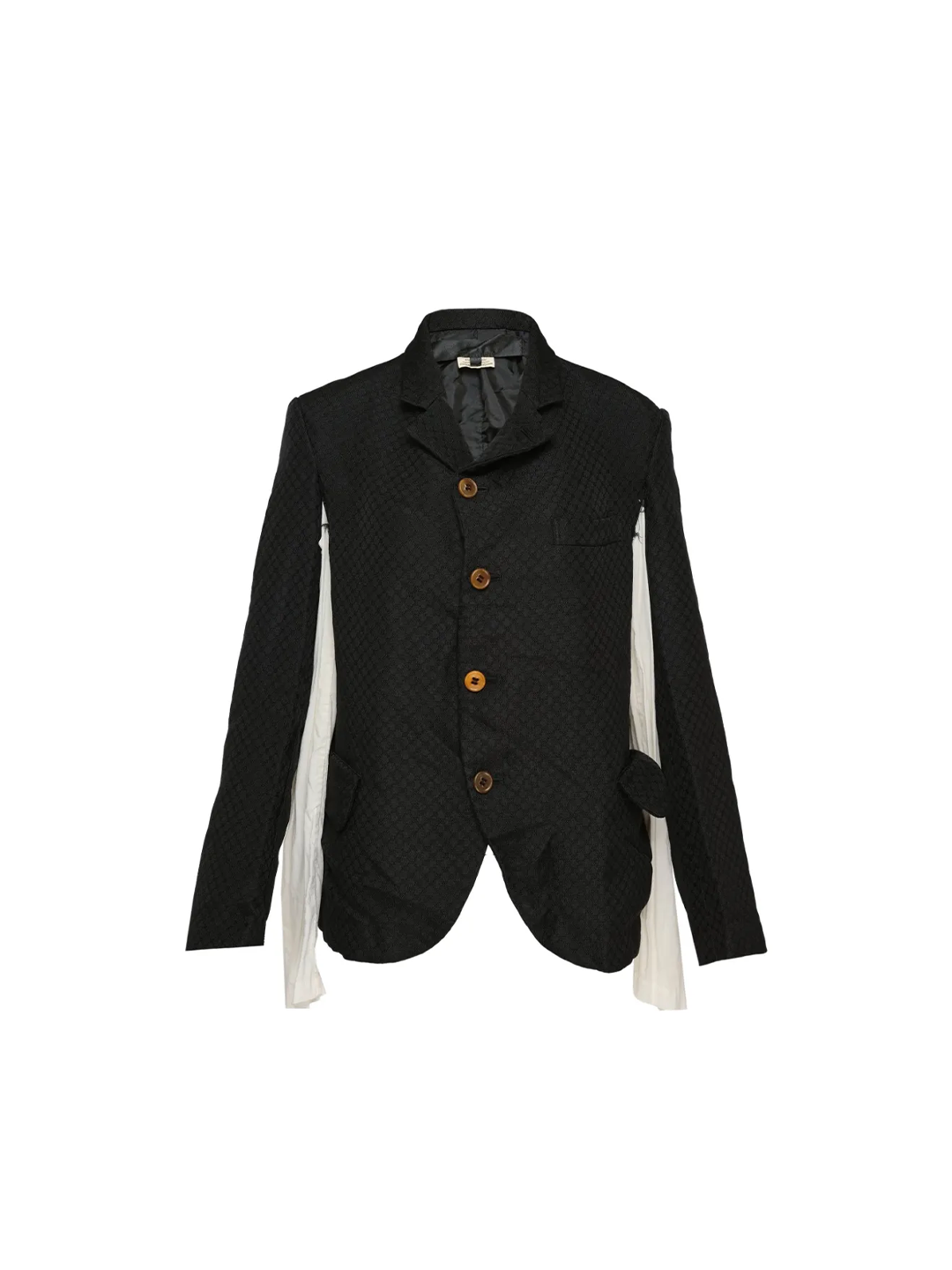 CDG CDG Black Four-Sleeve Runway Single-Breasted Jacket