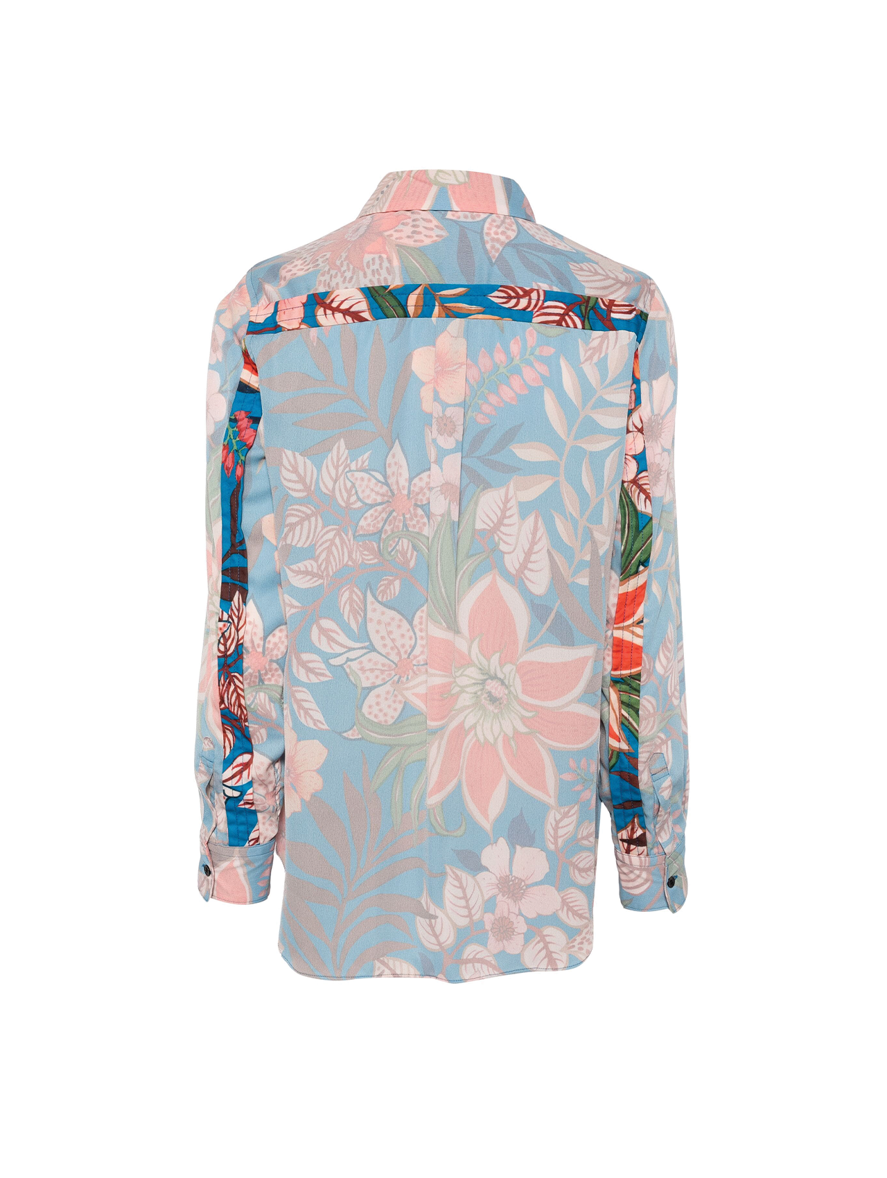 Comme Des Garçons Floral Print Inside Out Shirt