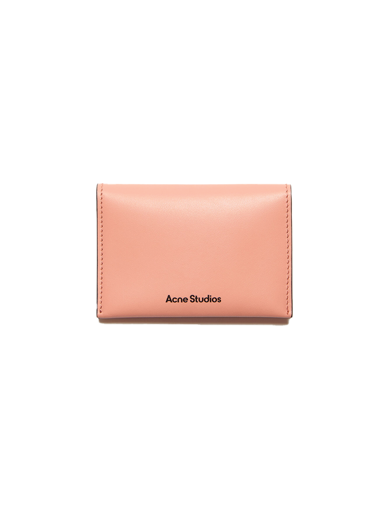 Acne Studios Salmon Pink Folded Leather Wallet