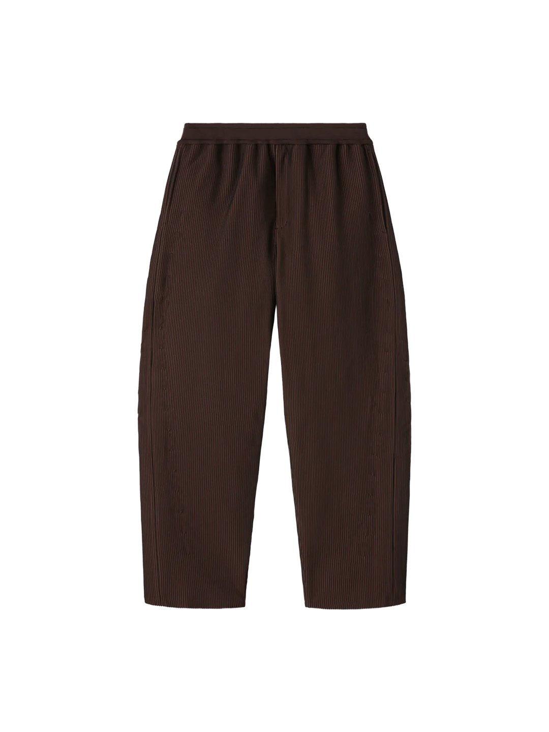 CFCL Coffee Soft Hypha Tapered Curved Pants