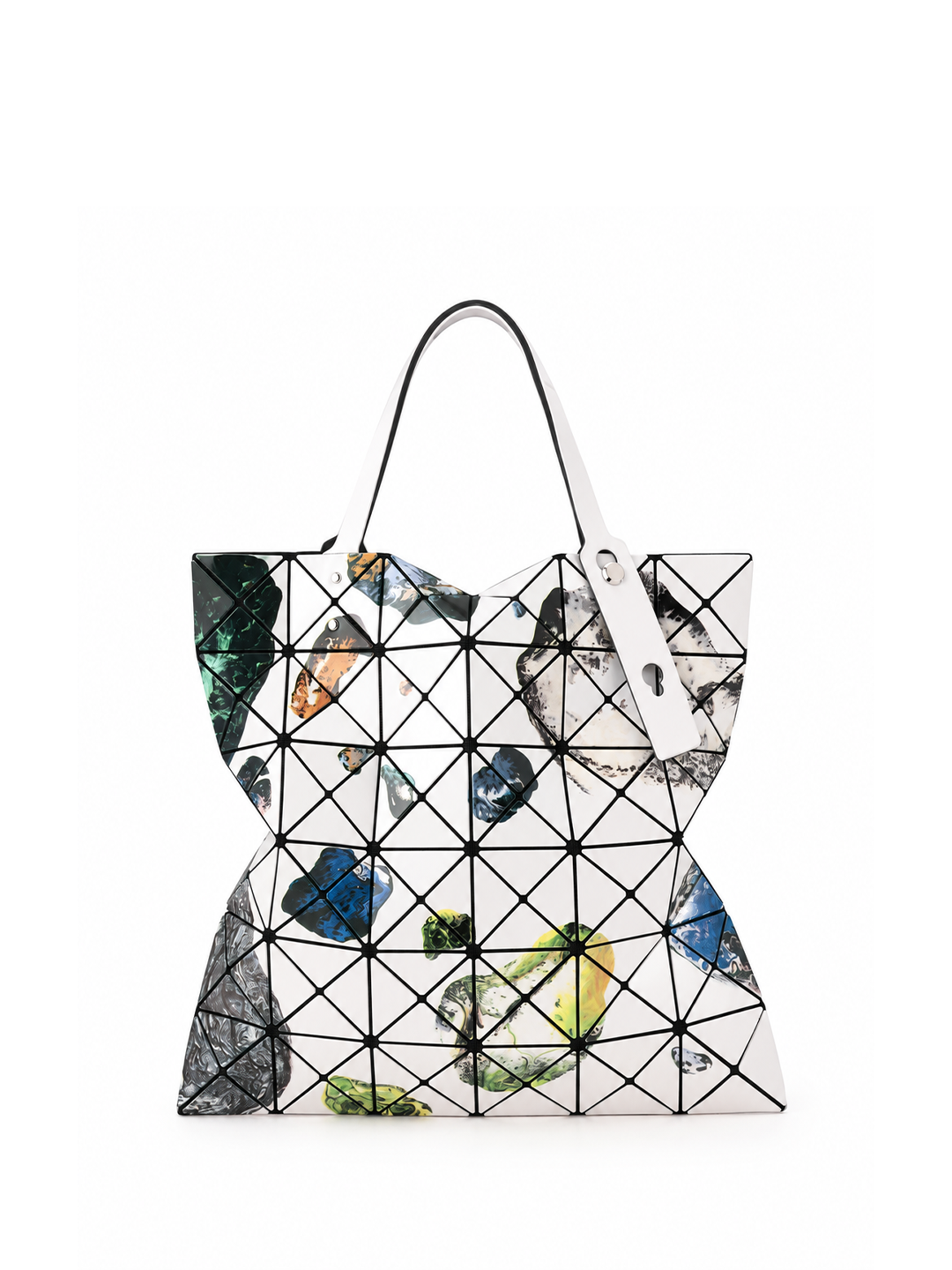 Bao Bao Issey Miyake White Base Cosmic Tote