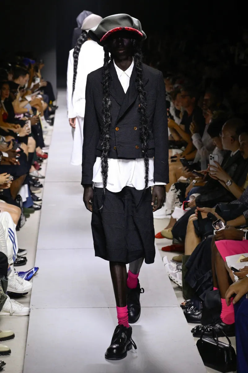 CDG Homme Plus Runway Black Cropped Jacket