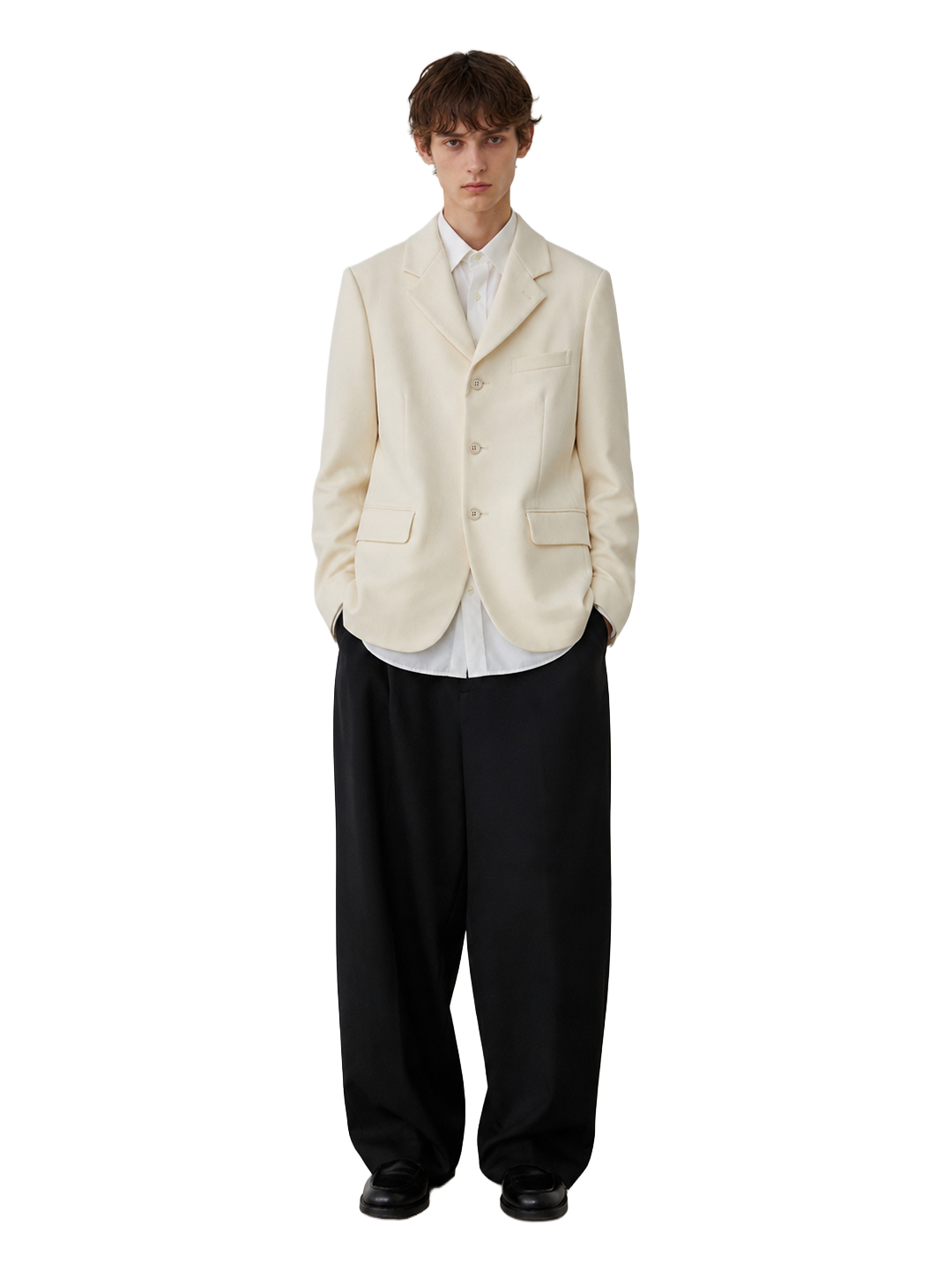 CDG Homme Plus Cream Classic Jacket