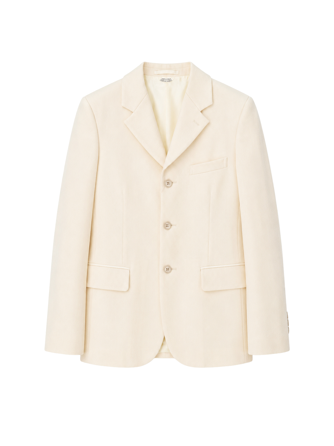 CDG Homme Plus Cream Classic Jacket
