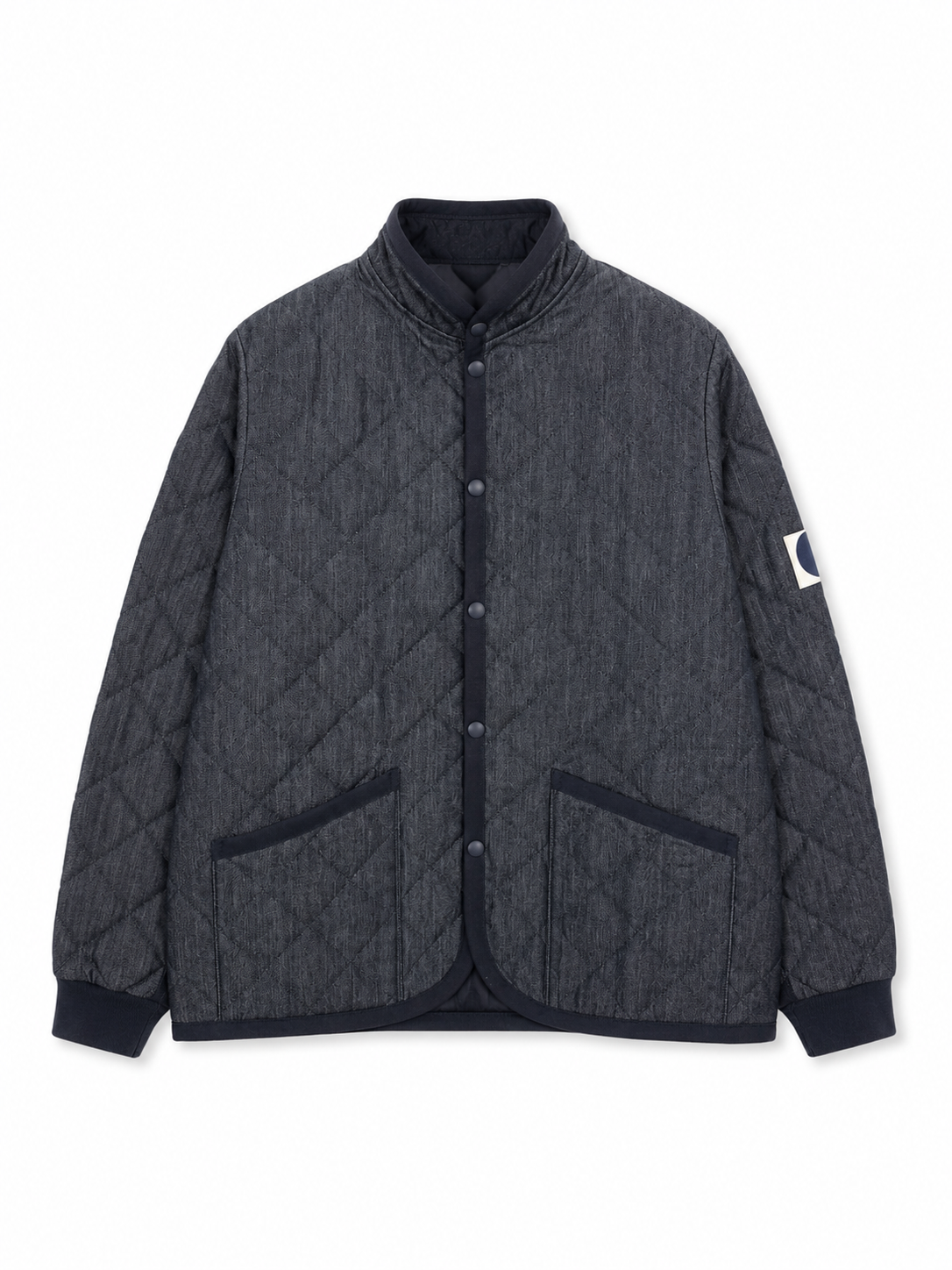 Indigo Quilted Denim Jacket