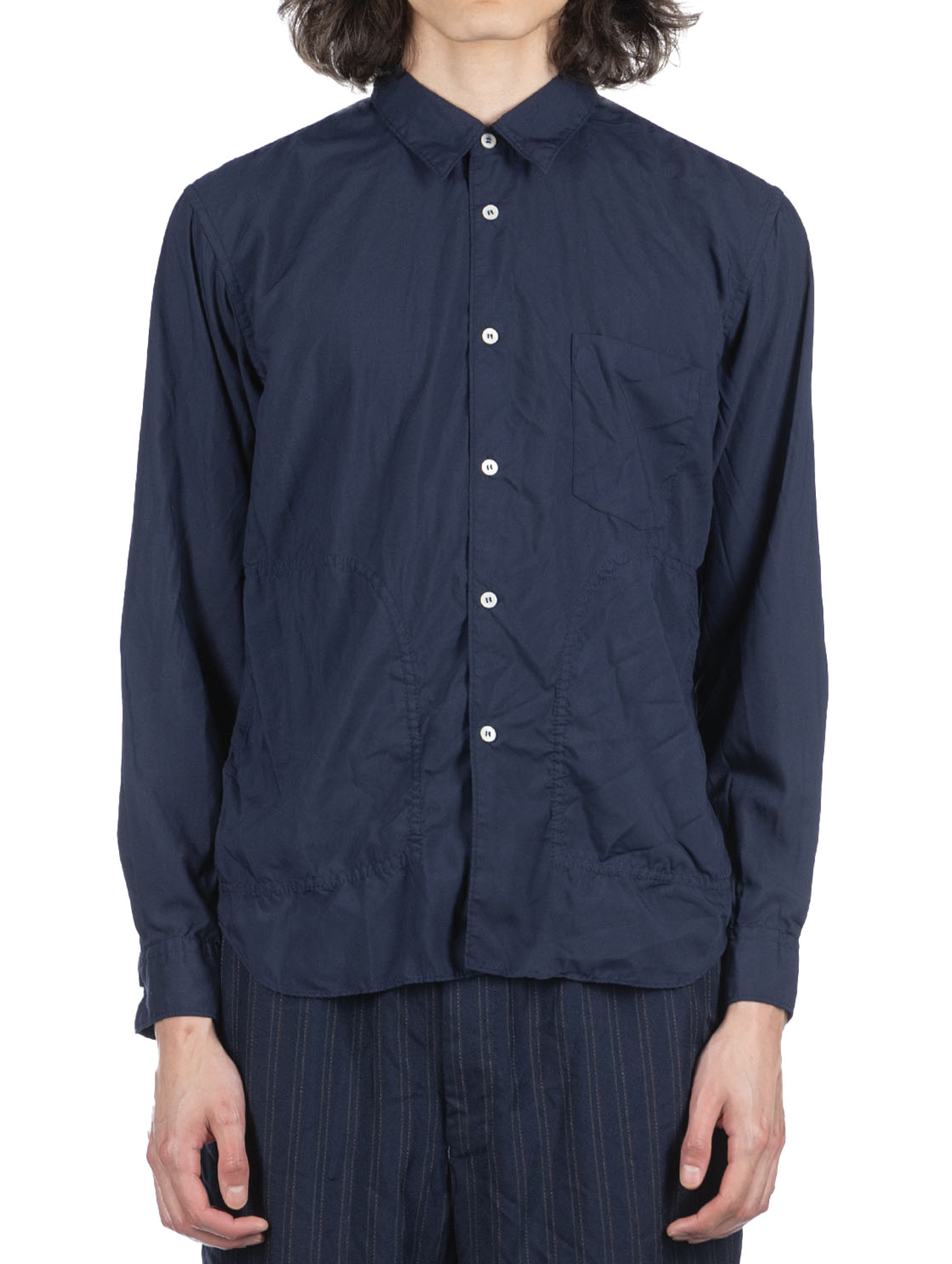 Homme Deux Navy Pocket Shirt