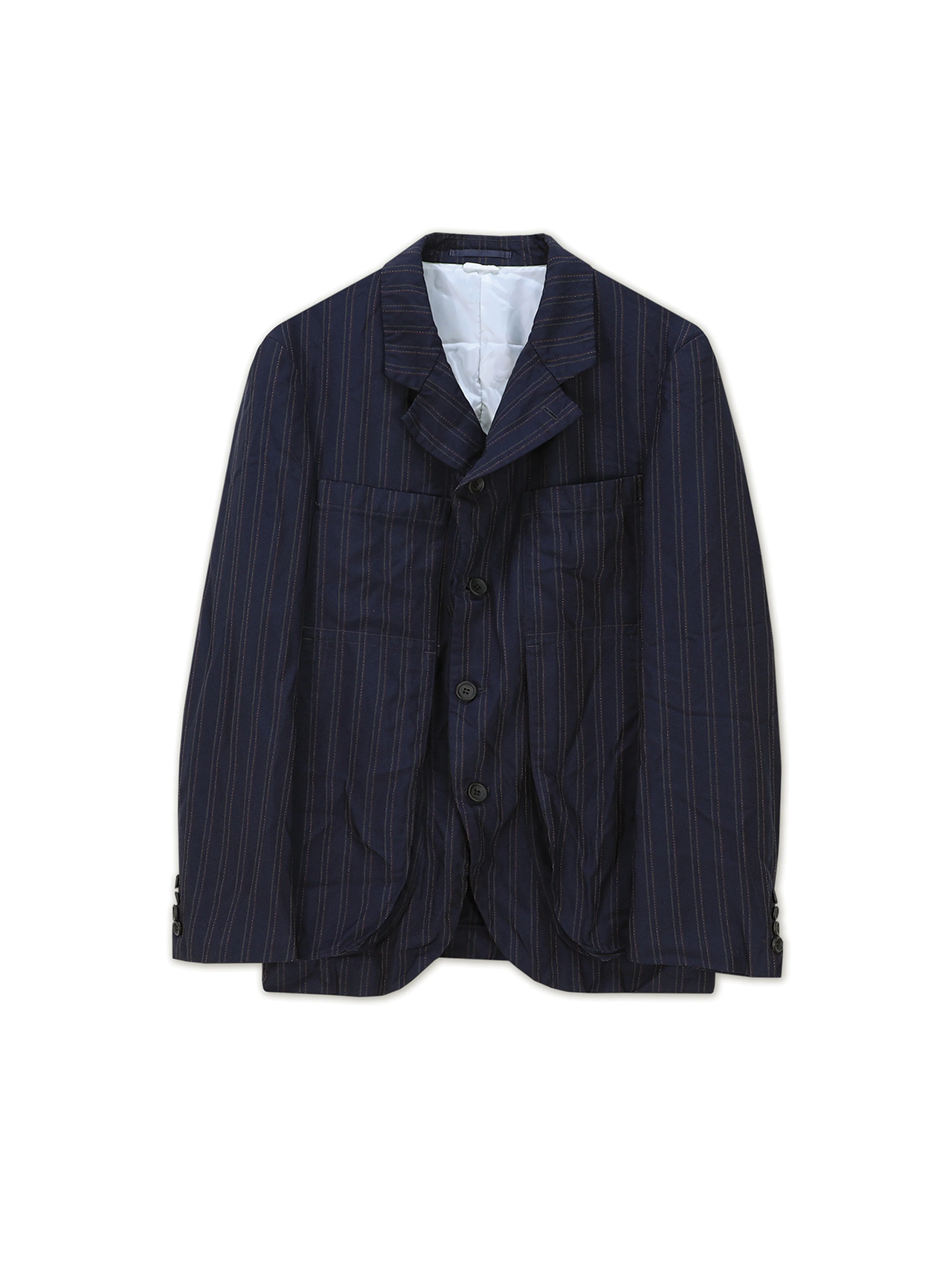 Homme Deux Navy Stripe Blazer