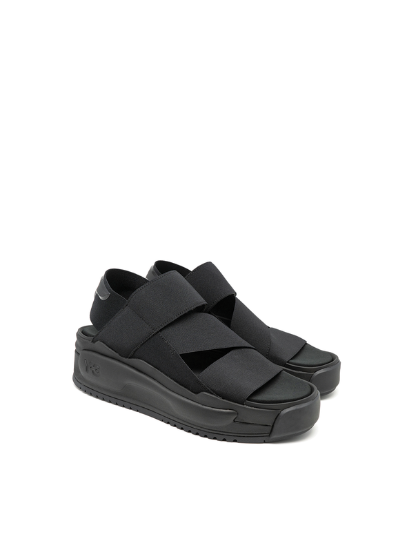 Y-3 Black Rivalry Sandals