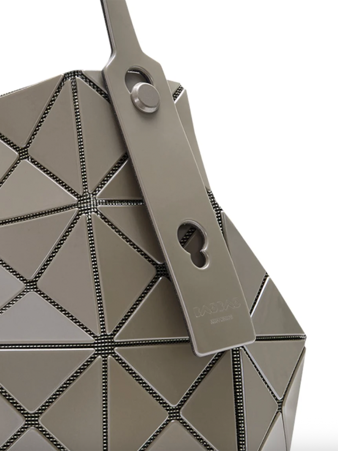 Bao Bao Issey Miyake Pearl Grey Small Carat Bag