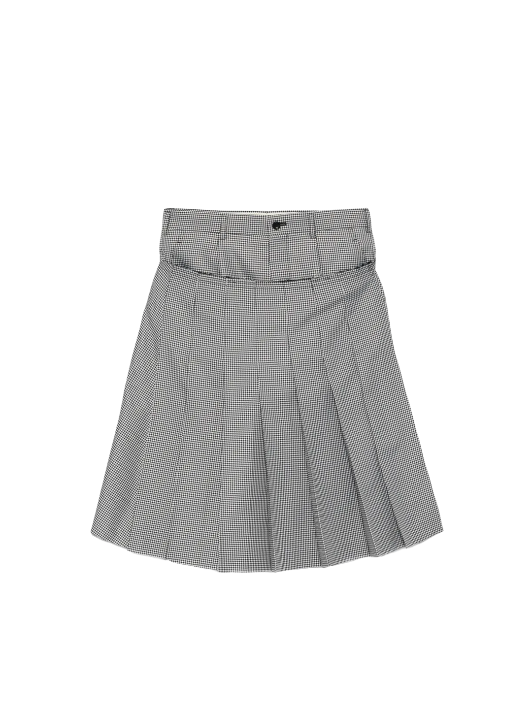 CDG CDG Asymmetrical Houndstooth Pants Skirt