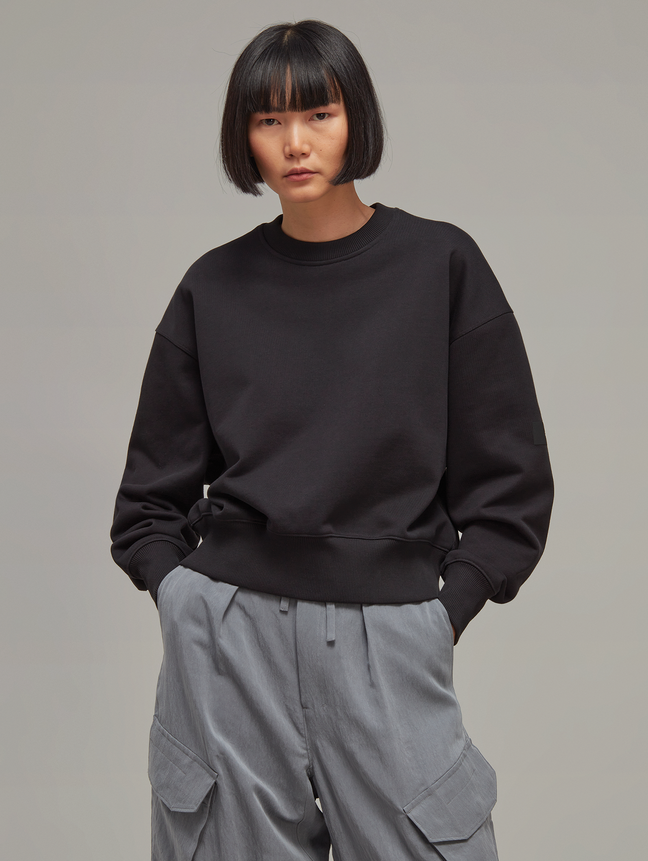 Y-3 Black Organic Cotton Sweatshirt