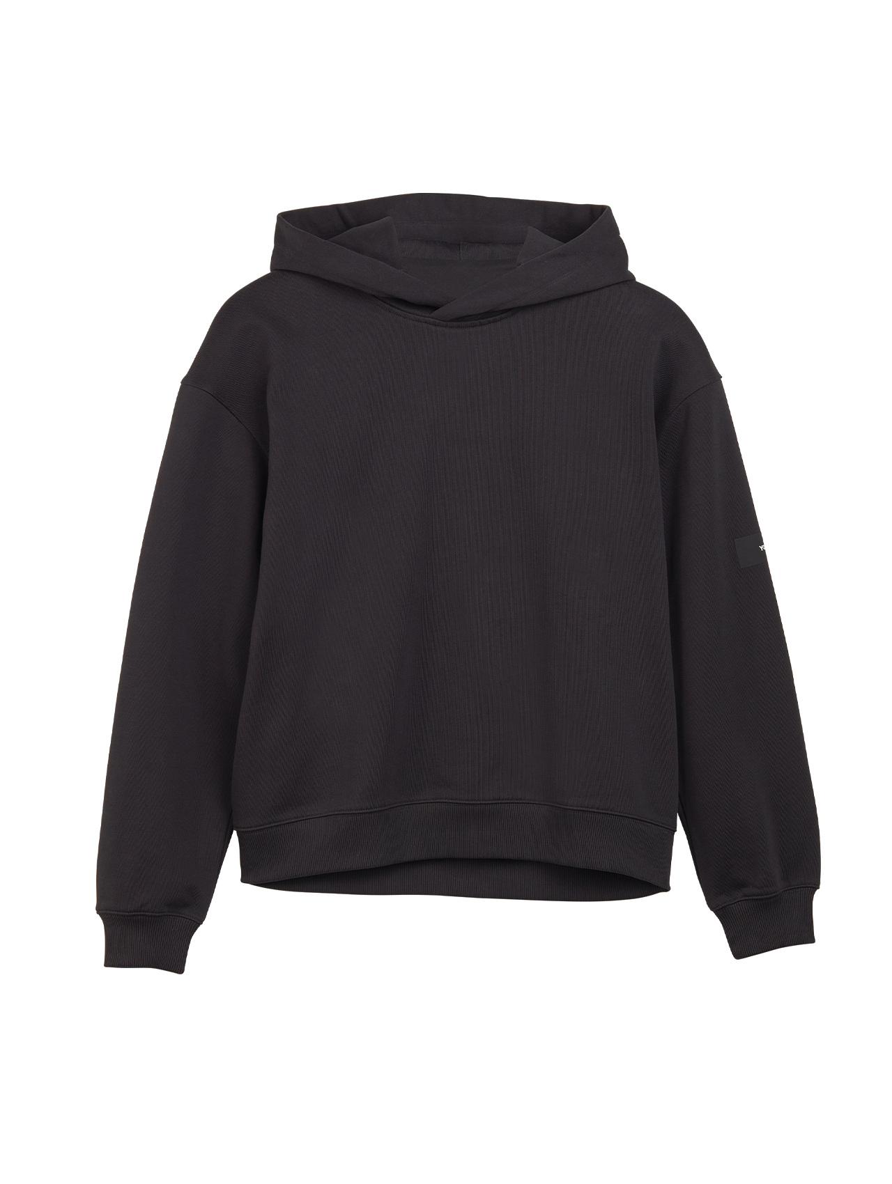 Y-3 Black Organic Cotton Boxy Hoodie