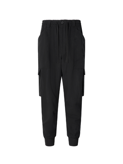 Y-3 Black Utility Cuffed Cargo Pants