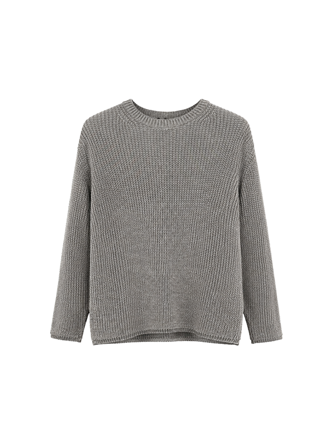 Homme Deux Grey Beige Hemp Sweater