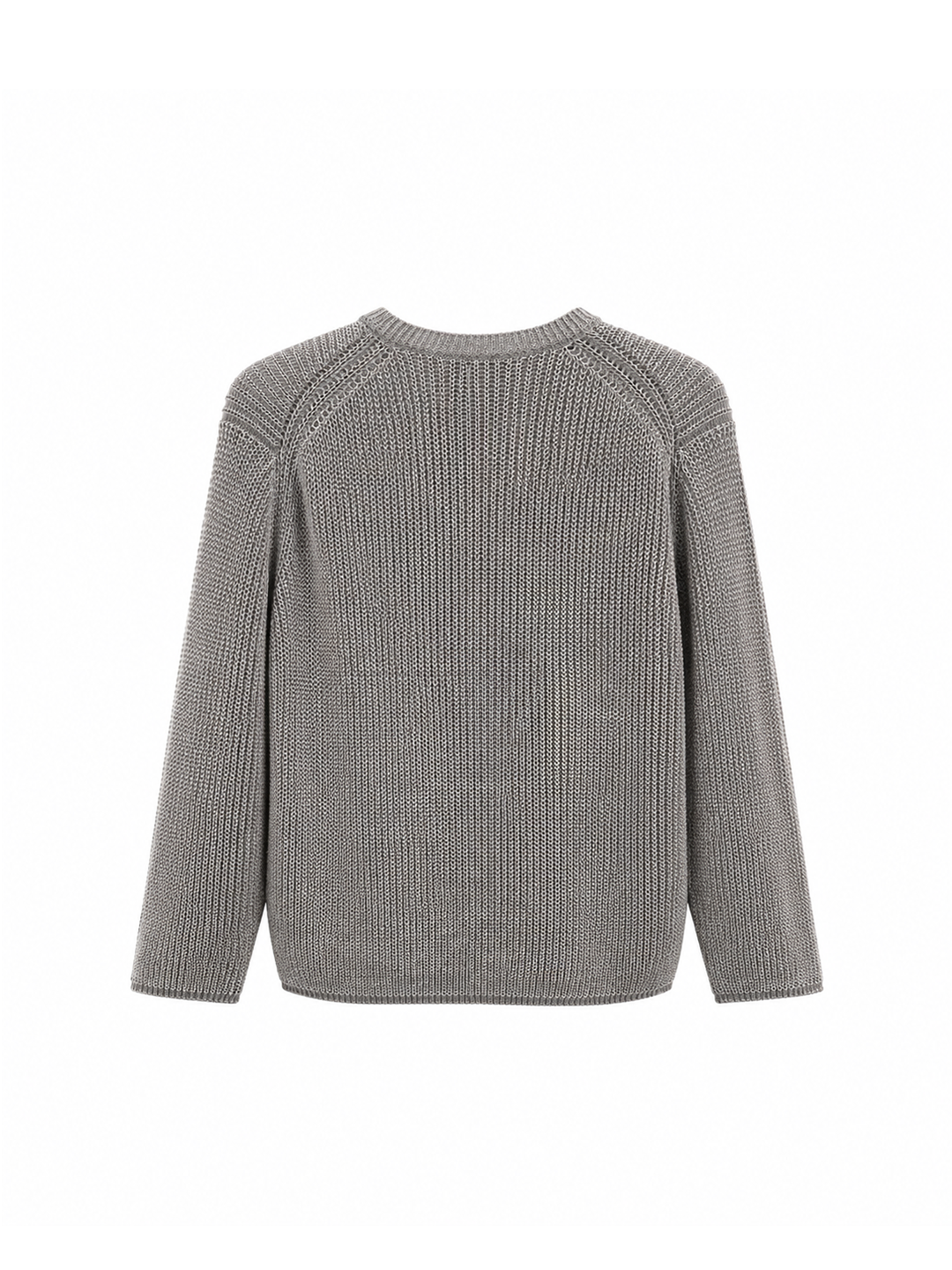 Homme Deux Grey Beige Hemp Sweater