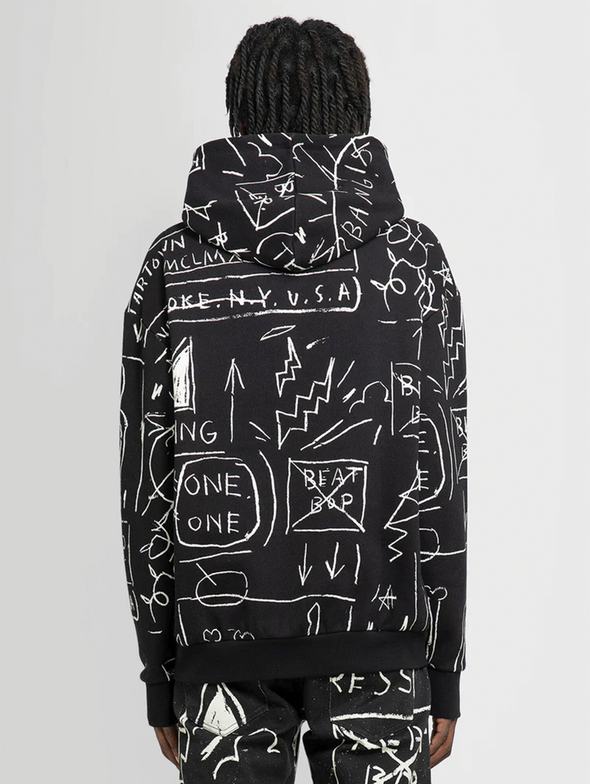 Honey Fucking Dijon x Basquiat Black Hoodie