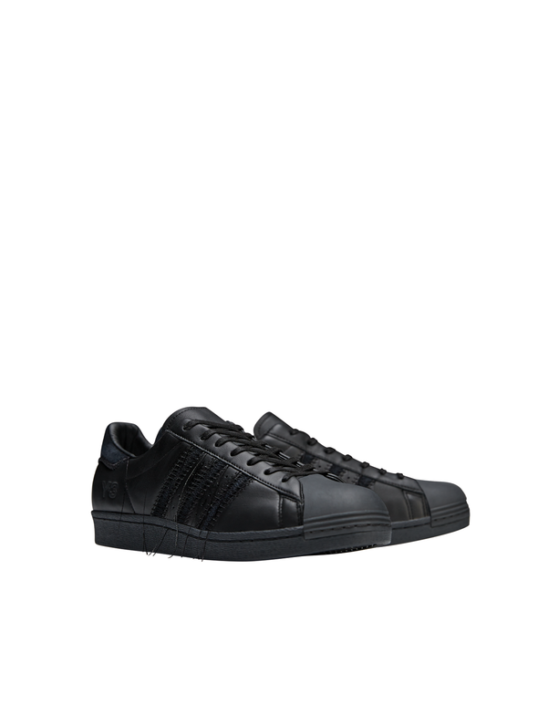 Y-3 Black Superstar Sneakers