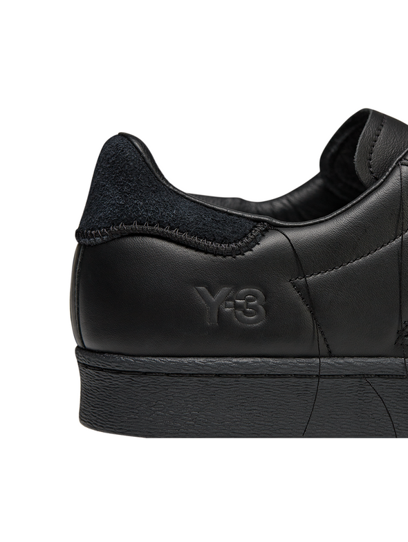 Y-3 Black Superstar Sneakers