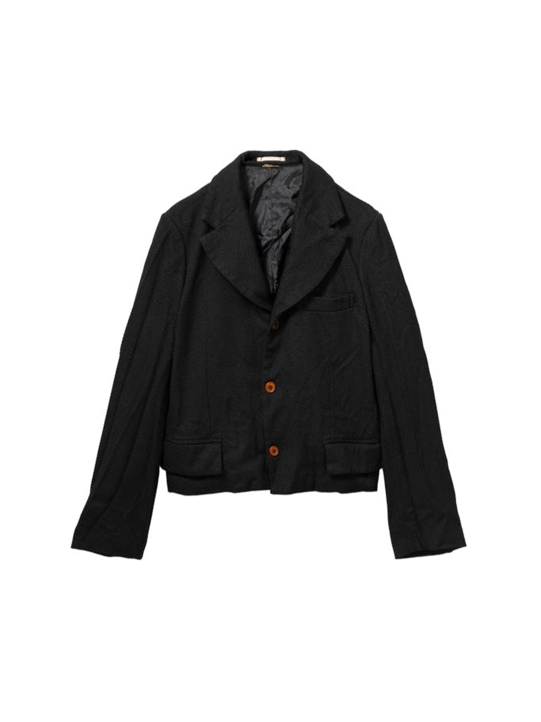 CDG Homme Plus Runway Black Cropped Jacket