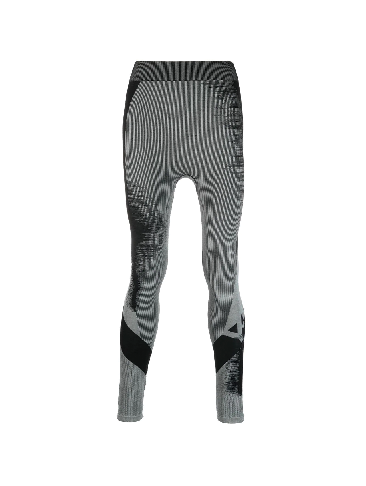 Y-3 Black/Grey Engineered Knit Tights